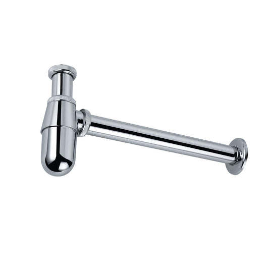 Kit Sifón Desagüe Acero + Push Lavamanos 1 1/4