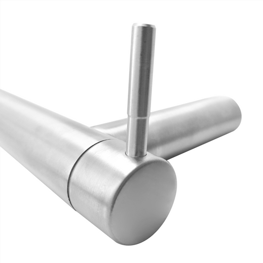 Griferia Alta Agua Fria Inox Lavamanos Pico Recto