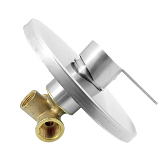 Monomando Mezclador Rendondo Ducha Inox 304 15cm