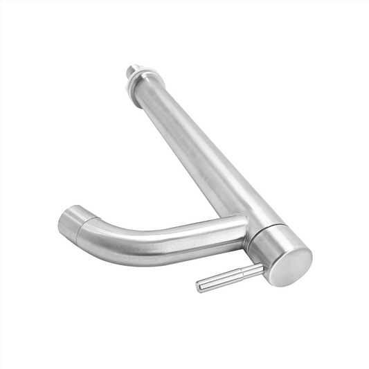 Griferia Alta Agua Fria Inox Lavamanos