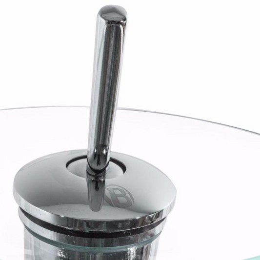 Griferia Vidrio Lavamanos Cascada Transparente Alta