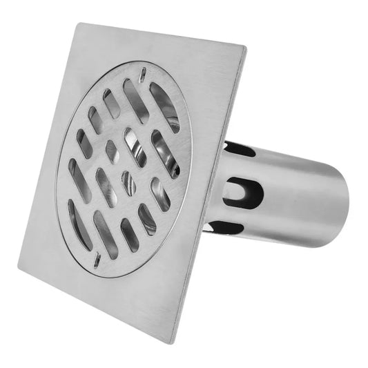 Rejilla Cuadrada de Piso en Acero Inoxidable - Aqua center