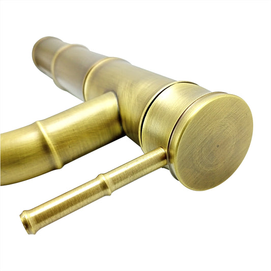 Grifería Monocontrol Mezclador Bambú Bronce