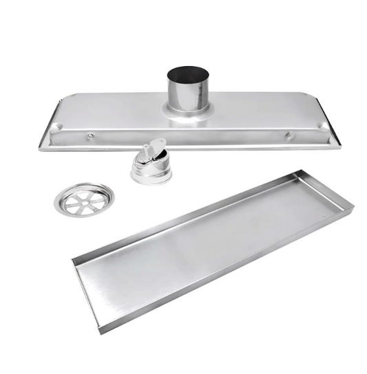 Rejilla Invisible 10x30cm - Aqua center