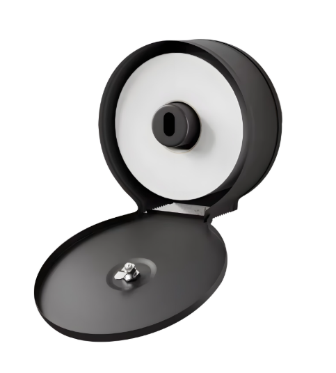 Dispensador de Papel en Acero Inoxidable Negro Mate