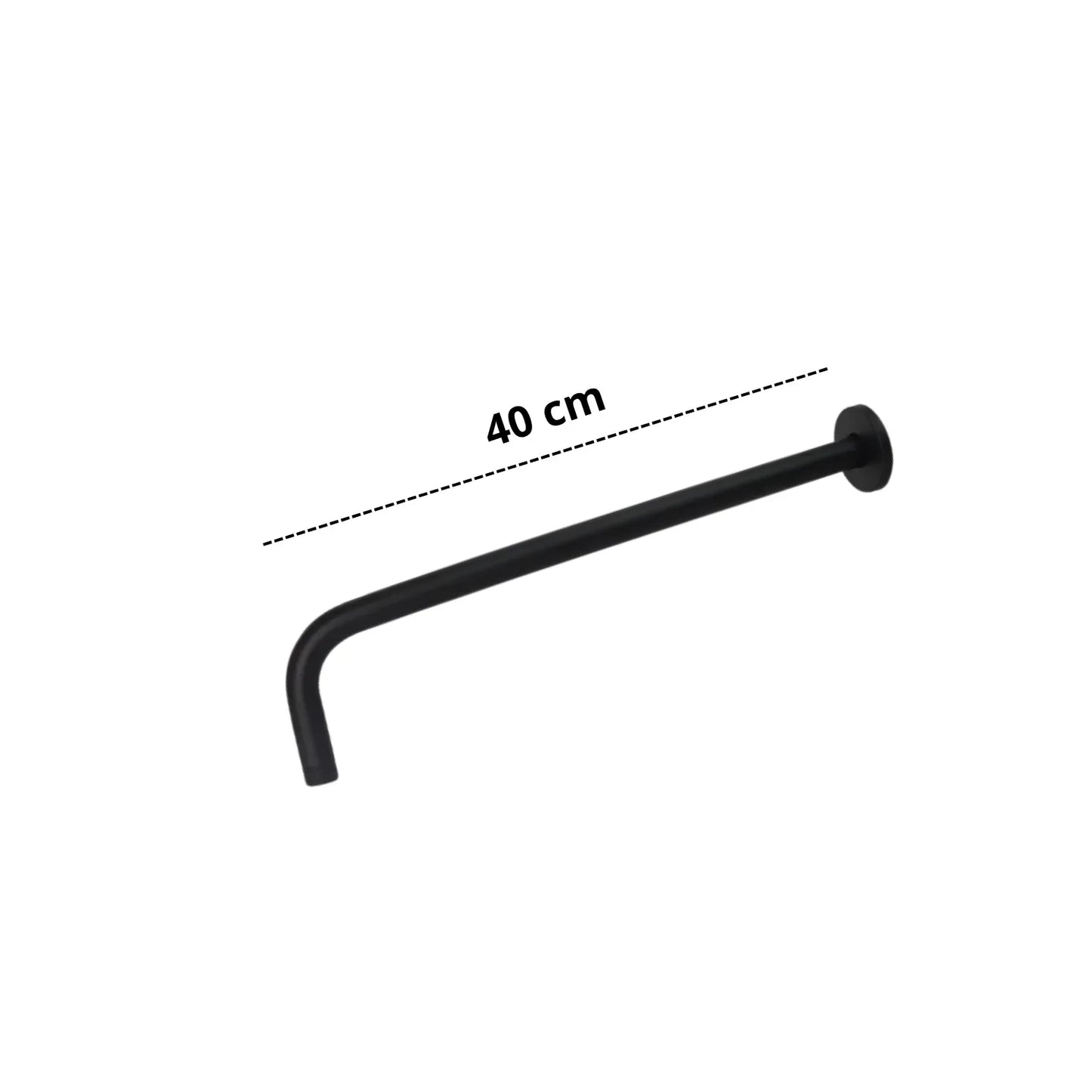 Brazo para Ducha Redondo 40 cm – Acero Inoxidable cromado brillante - Aqua center