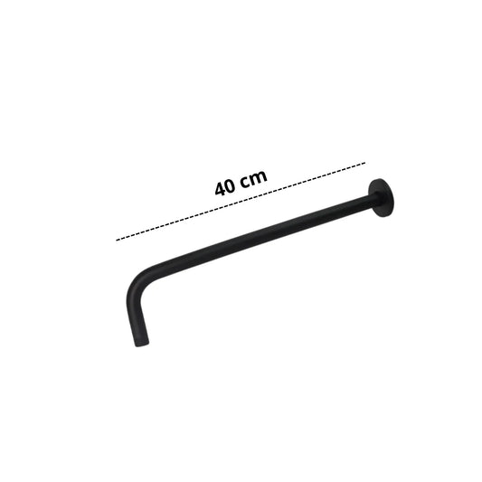 Brazo para Ducha Redondo 40 cm – Acero Inoxidable cromado brillante - Aqua center