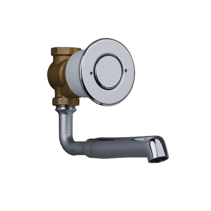 Llave Pressmatic Antivandalica pared para Lavamanos