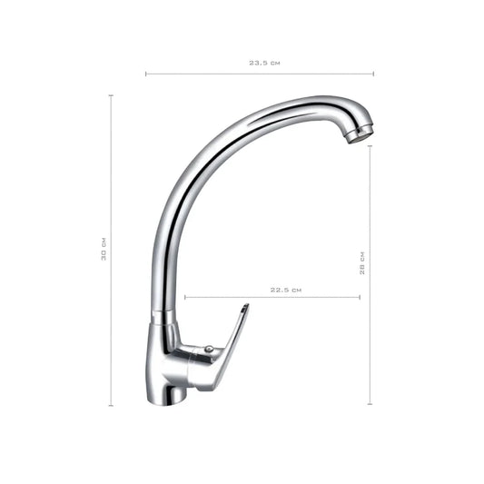 Grifería Lavaplatos Monocontrol – Acabado Brillante