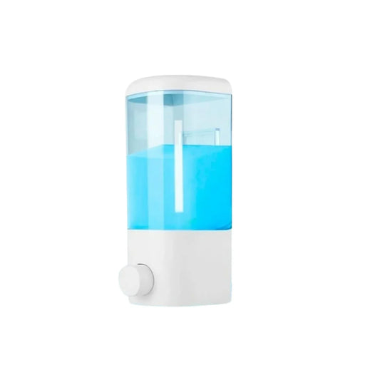 Dispensador de Jabón Plástico Blanco 500 ml - Aqua center 