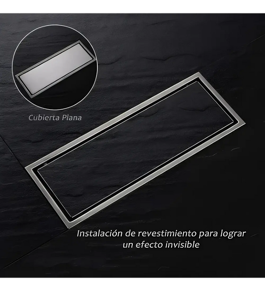 Rejilla Invisible 10x20cm Piso - Aqua center 