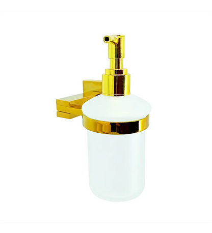 Set X 4 Piezas Accesorios Baño Dorado Lujo - Aqua center 