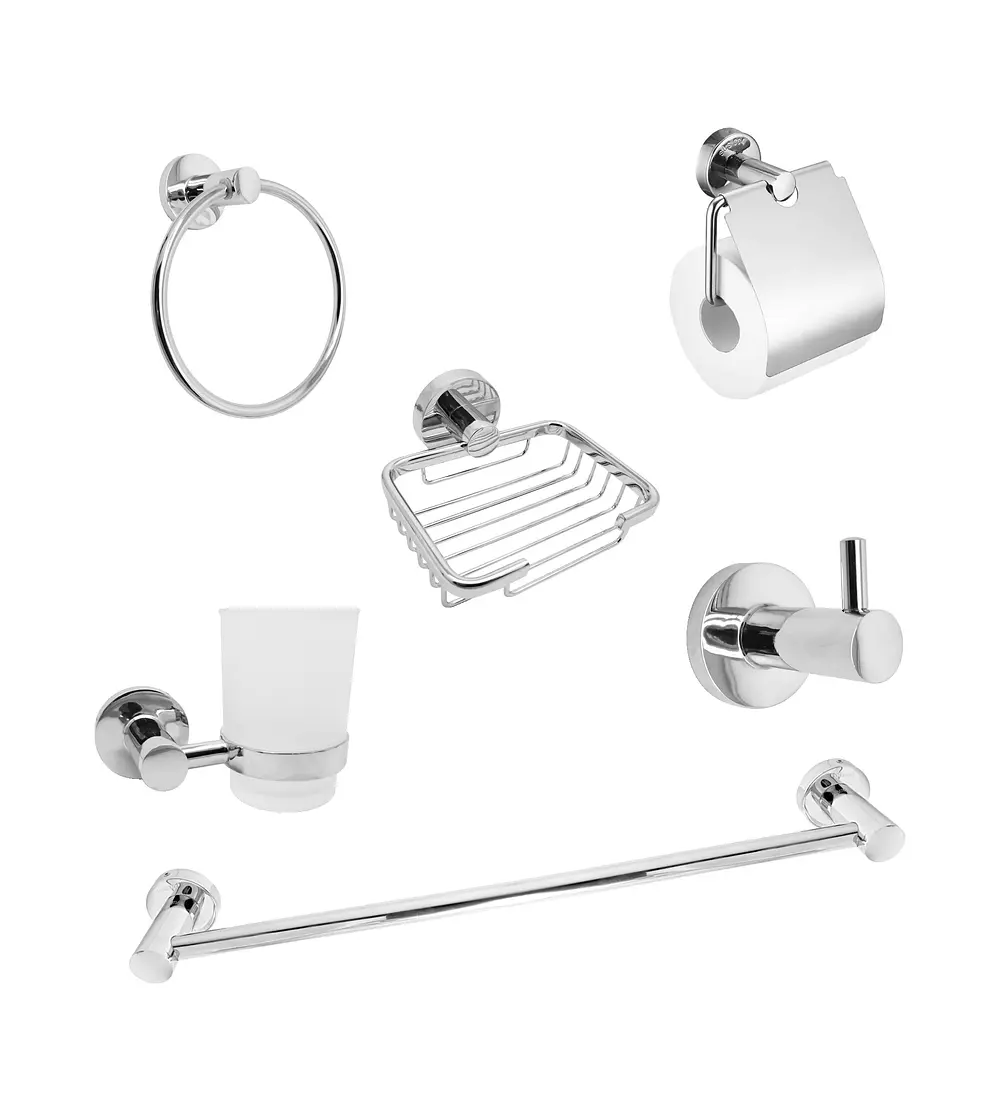 Accesorio 6 Piezas Baño col - Aqua center 