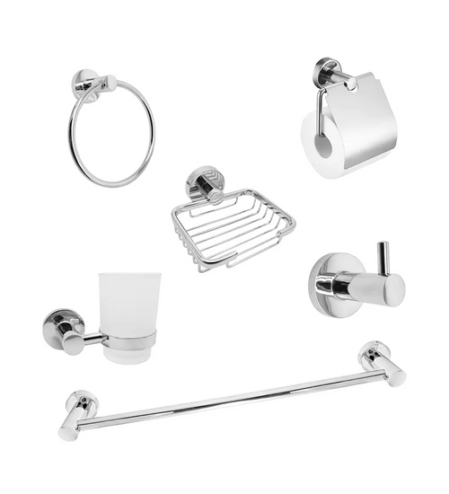 Accesorio 6 Piezas Baño col - Aqua center 