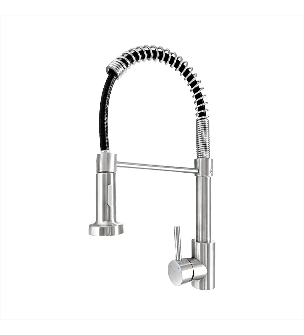 Grifo Cocina Profesional Monomando Satinado - Aqua center 