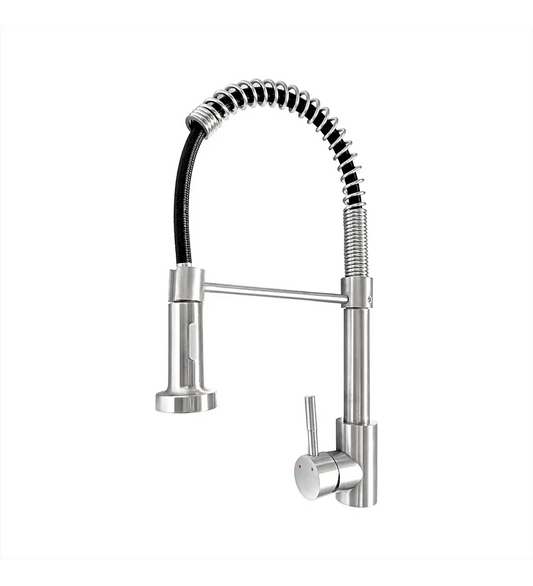 Grifo Cocina Profesional Monomando Satinado - Aqua center 