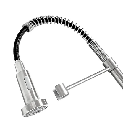 Grifo Cocina Profesional Monomando Satinado - Aqua center 