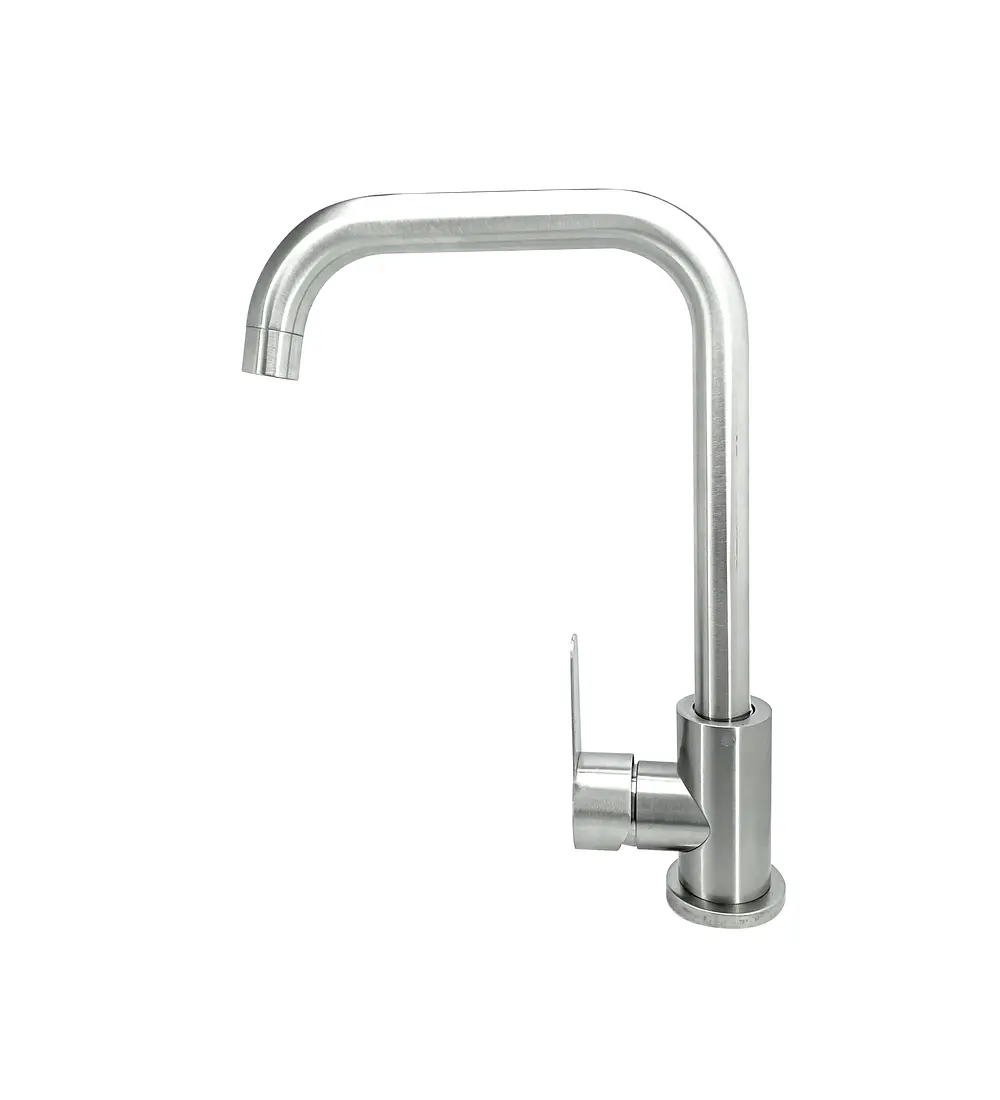 Combo Grifería Mezclador Cuello L + Dispensador Jabón