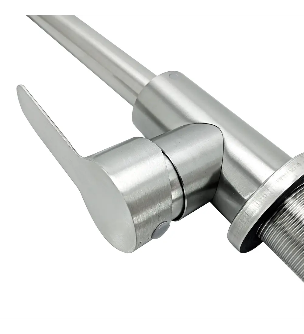 Combo Grifería Mezclador Cuello L + Dispensador Jabón
