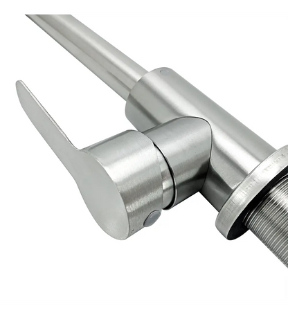 Combo Grifería Mezclador Cuello L + Dispensador Jabón