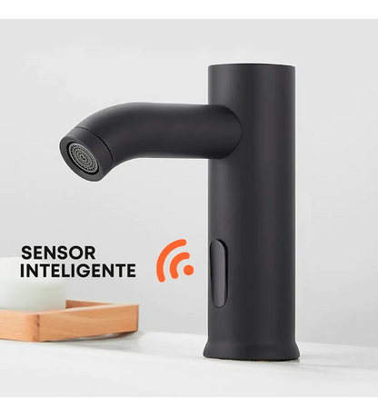 Grifería Baja Sensor Luxury Negra mate - Aqua center 