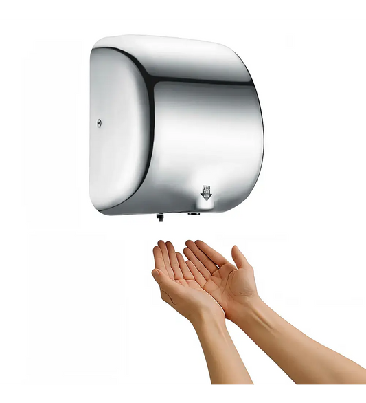 Secador De Manos De Sensor Acero Inoxidable Institucional - Aqua center 