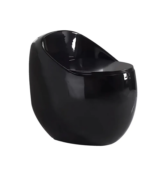 Sanitario De Lujo Tipo Huevo Negro