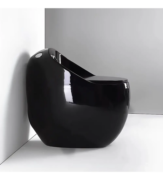 Sanitario De Lujo Tipo Huevo Negro