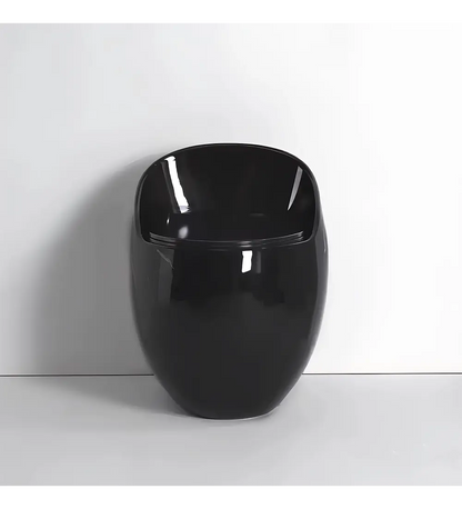 Sanitario De Lujo Tipo Huevo Negro