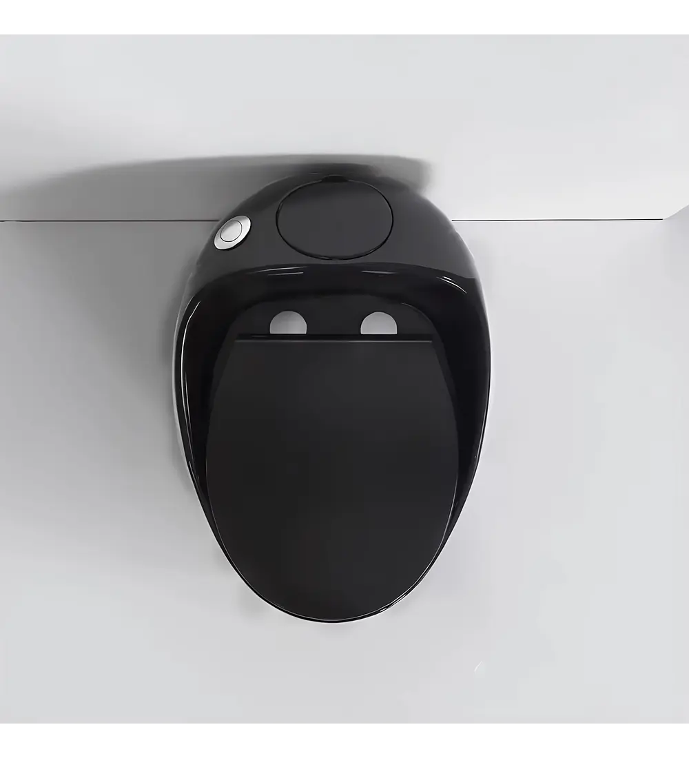 Sanitario De Lujo Tipo Huevo Negro