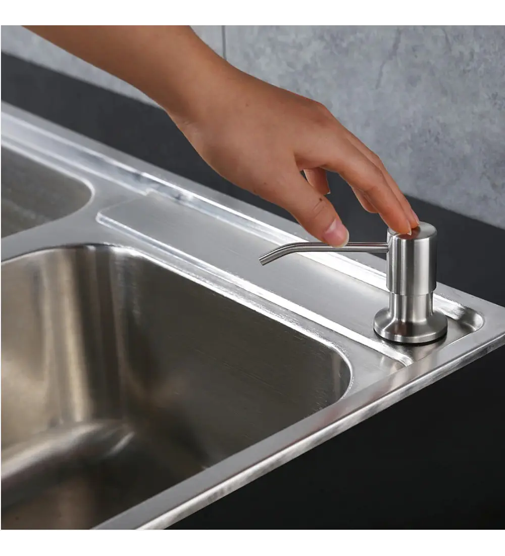 Dispensador De Jabon Para Lavaplatos Acero 304