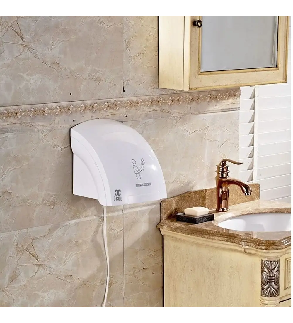 Secador De Manos Sensor Blanco 110v Institucional - Aqua center 