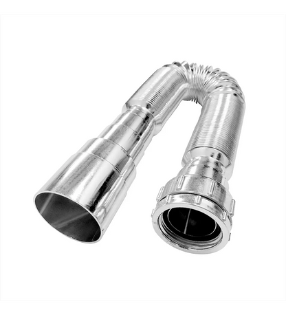Sifón Flexible Cromado Multiusos Para Lavaplato O Lavamanos