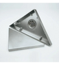 Rejilla Triangular Piso Invisible Acero Inox 304 Satinada