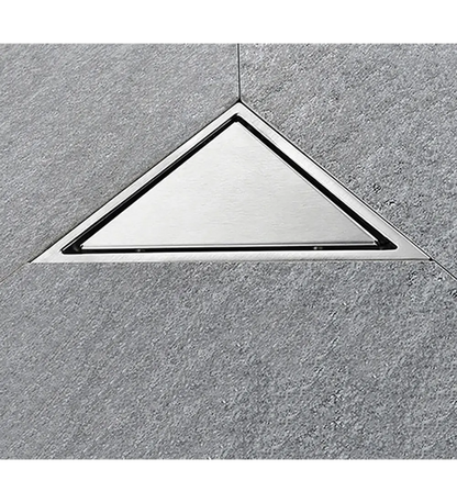Rejilla Triangular Piso Invisible Acero Inox 304 Satinada