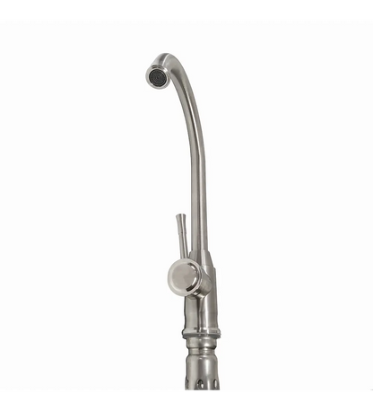 Griferia Lavaplatos Mezclador Satinada Acero Inoxidable 304 - Aqua center 