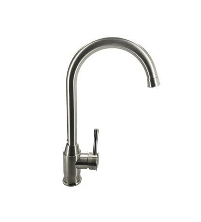 Griferia Lavaplatos Mezclador Satinada Acero Inoxidable 304 - Aqua center 