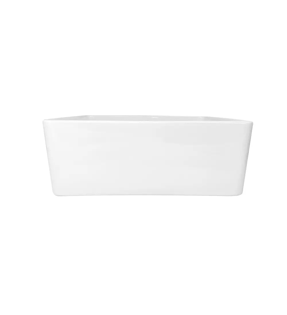 Lavamanos Cerámica Sobreponer Cuadrado Blanco 31x31