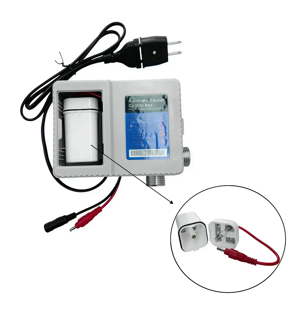 Llave Baja Sensor Lavamanos Cromado acabado Brillante - Aqua center 