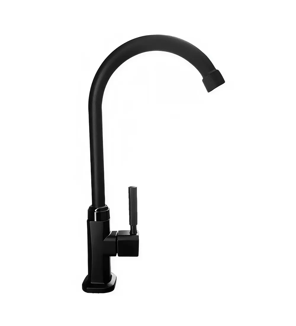 Llave Lavaplatos Negro Agua Fría - Aqua center 