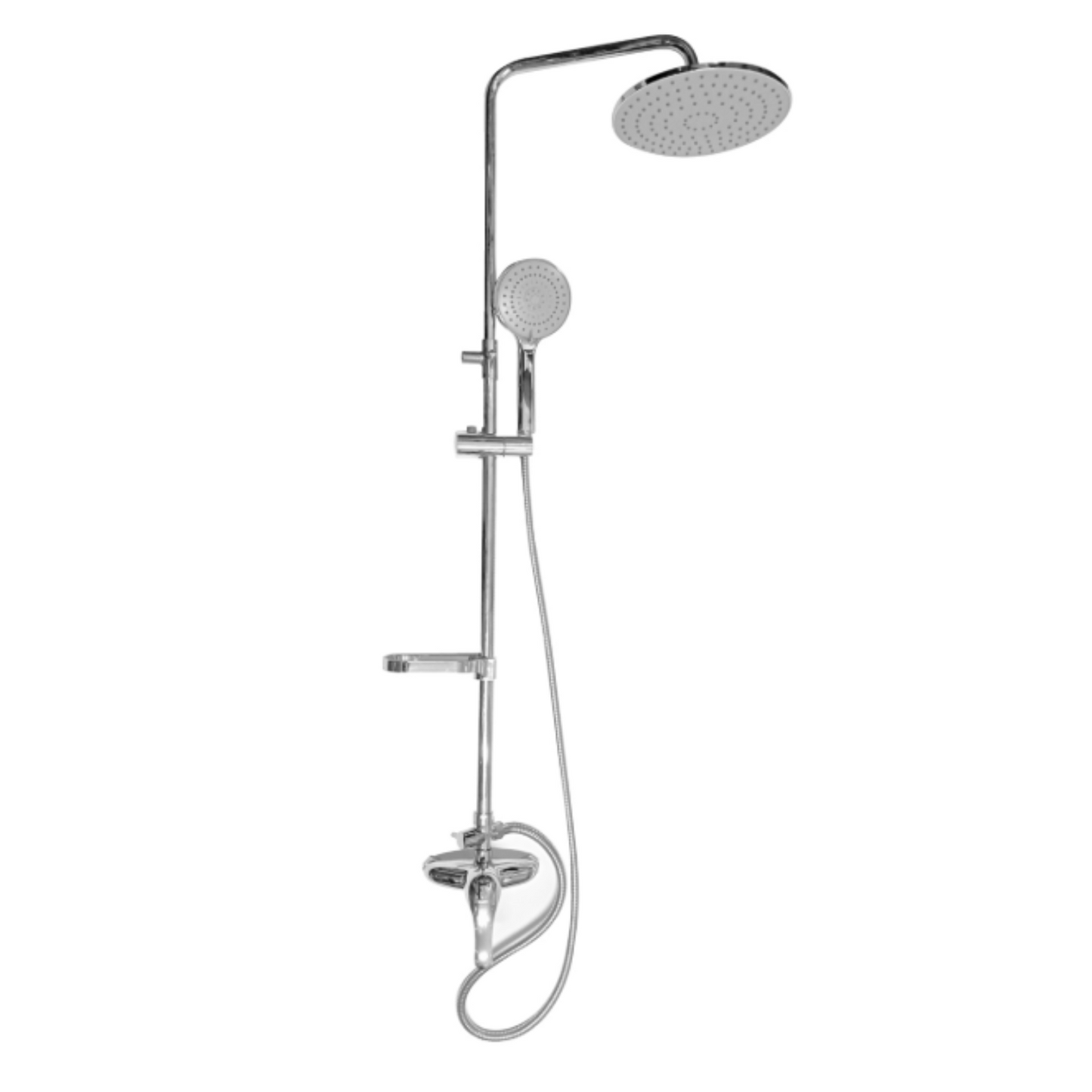 Columna Ducha + Teleducha + Mezclador Monocontrol + Jabonera