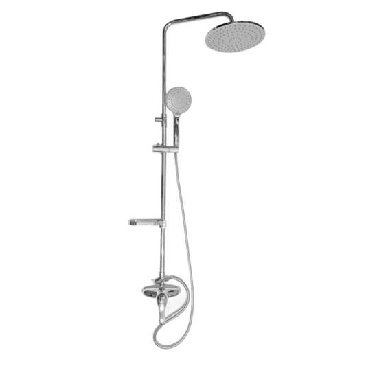 Columna Ducha + Teleducha + Mezclador Monocontrol + Jabonera