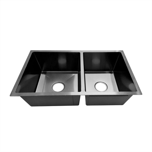 Lavaplatos Negro 77x45 cm Acero