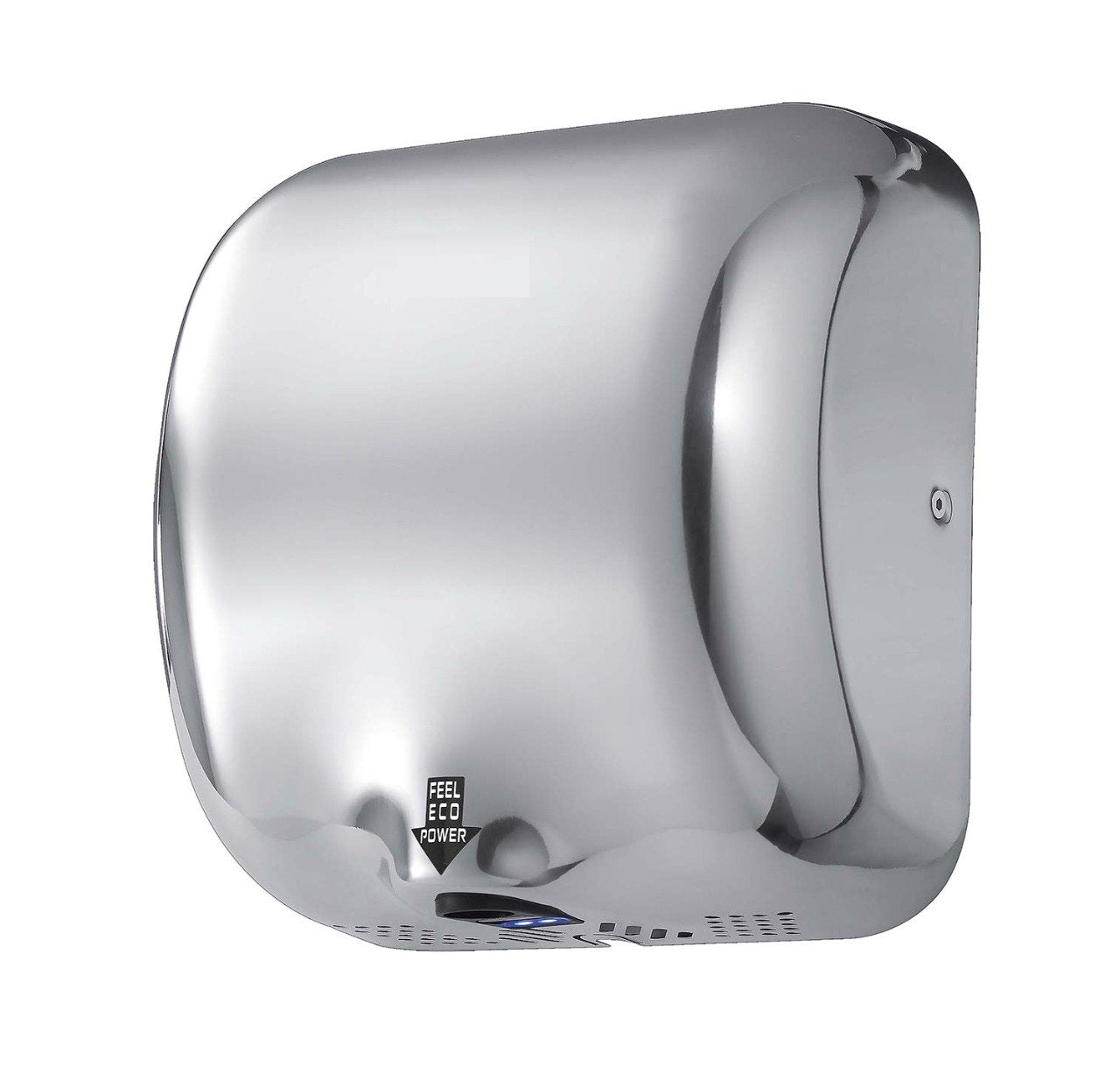 Secador de manos brillante tornado en acero inoxidable automático infrarrojo 1800w