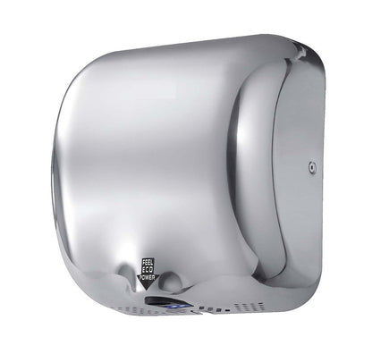 Secador de manos brillante tornado en acero inoxidable automático infrarrojo 1800w