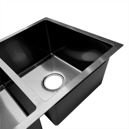 Lavaplatos Negro 77x45 cm Acero