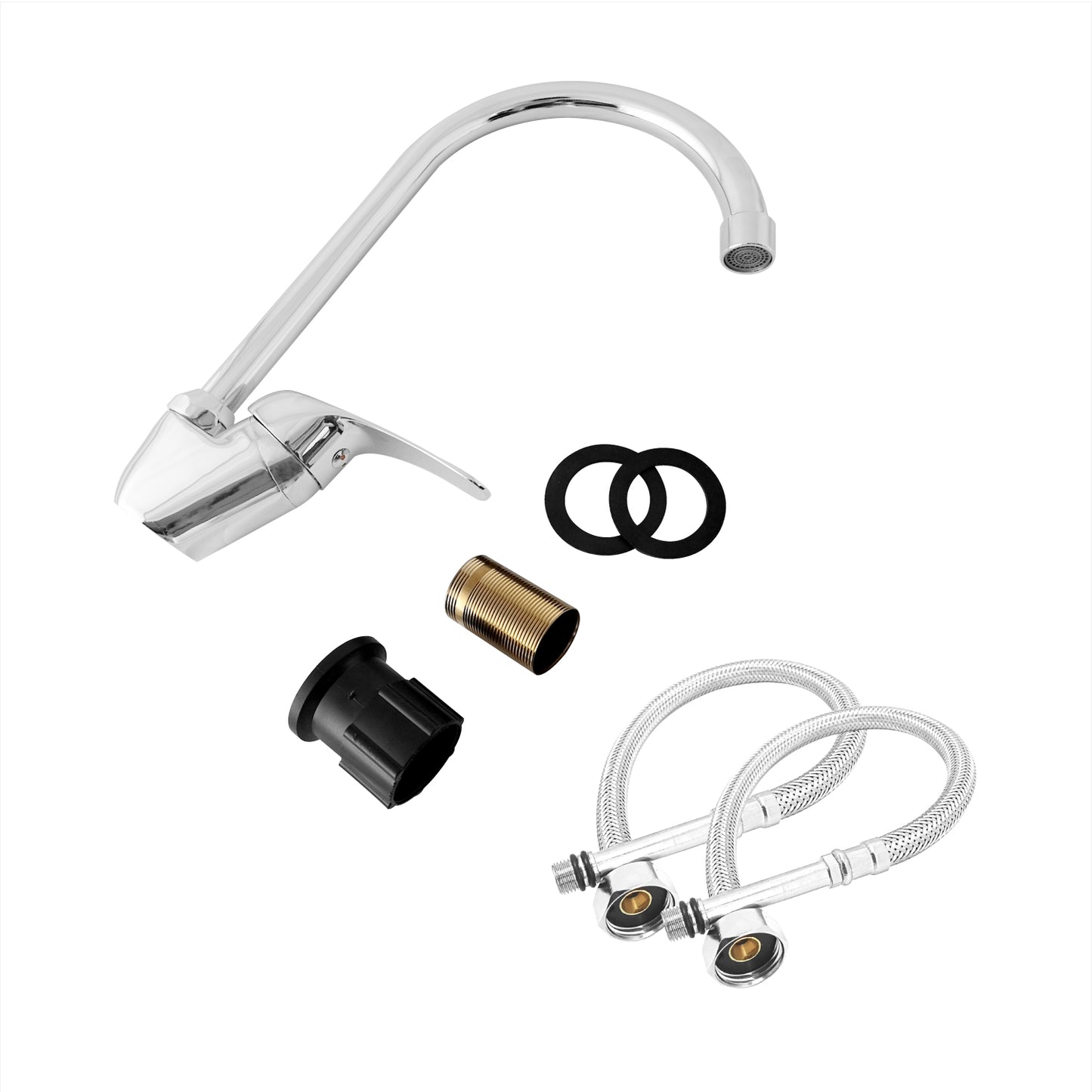 Grifería Monomando Vertical Lavaplatos