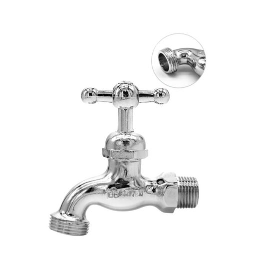 Llave Cromada Pesada – Entrada ½" - Aqua center 