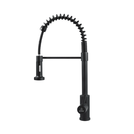 Grifo lavaplatos Industrial Negro Mate Profesional - Aqua center 