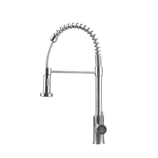 Grifo de Cocina Tipo Industrial con Ducha Flexible – Acero Inoxidable | Alto Rendimiento Profesional - Aqua center 